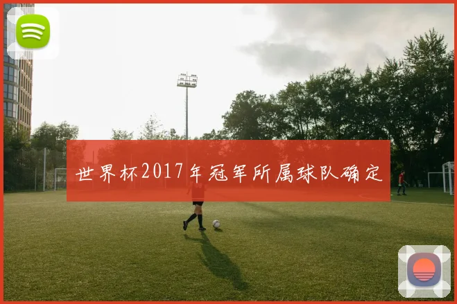 世界杯2017年冠军所属球队确定